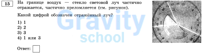 На границе воздух - стекло световой луч (8)