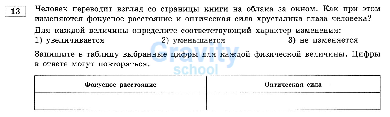 Для каждой величины определите соответствующий характер изменения (19)