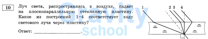 Луч света, распространяясь в воздухе (6)