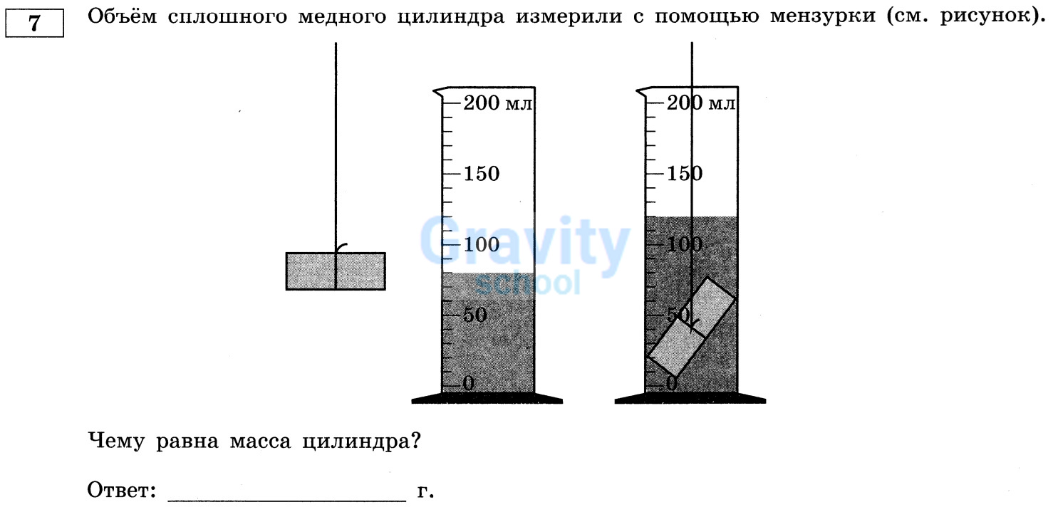 Чему равна масса цилиндра? (22)