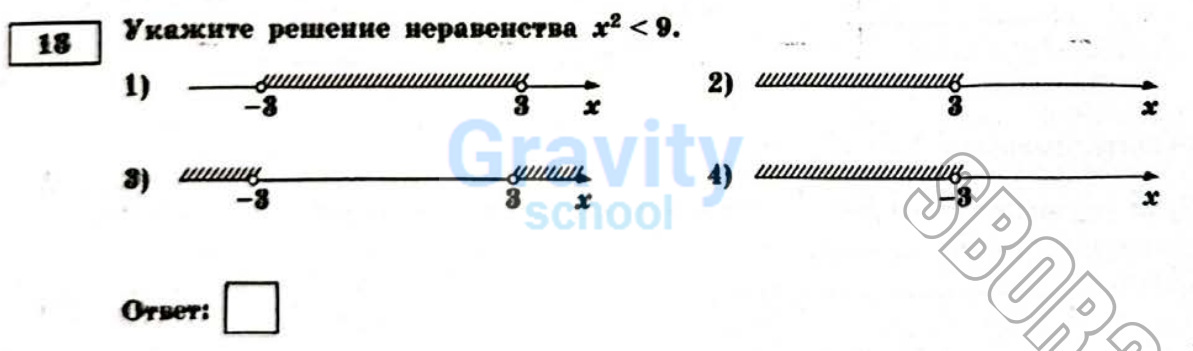 Укажите решение неравенства (32) 
