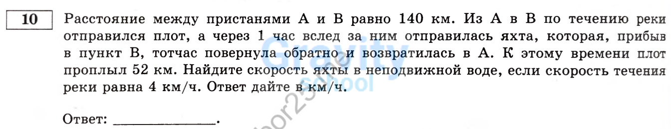 Найдите скорость яхты в неподвижной воде (36)