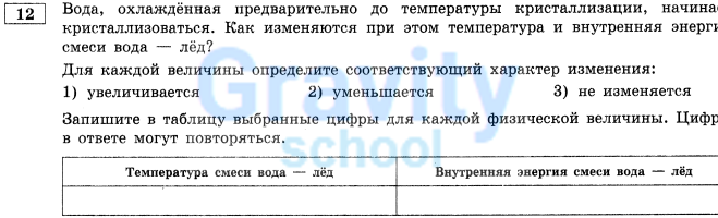 Вода, охлаждённая предварительно до температуры кристаллизации (9)