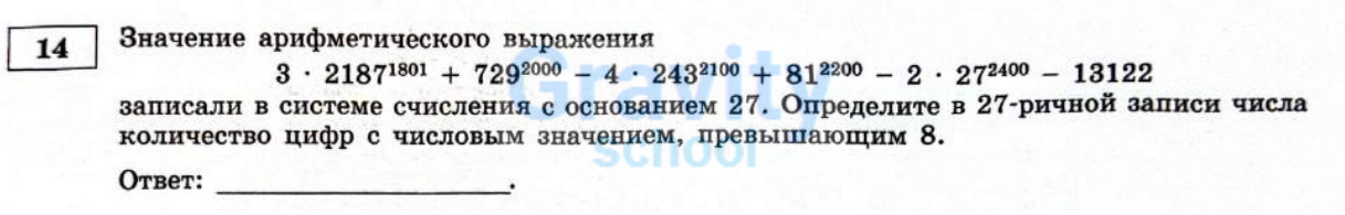 Значение арифметического выражения (1)