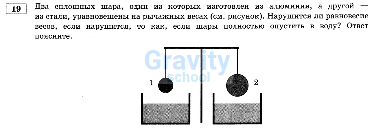 Нарушится ли равновесие весов? (22)