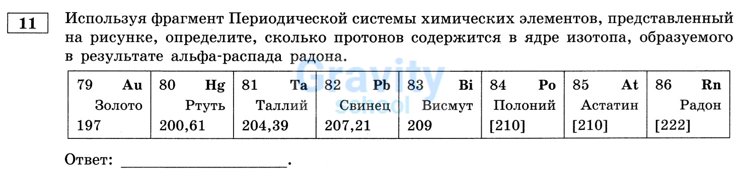 Сколько протонов содержится в ядре изотопа? (24)