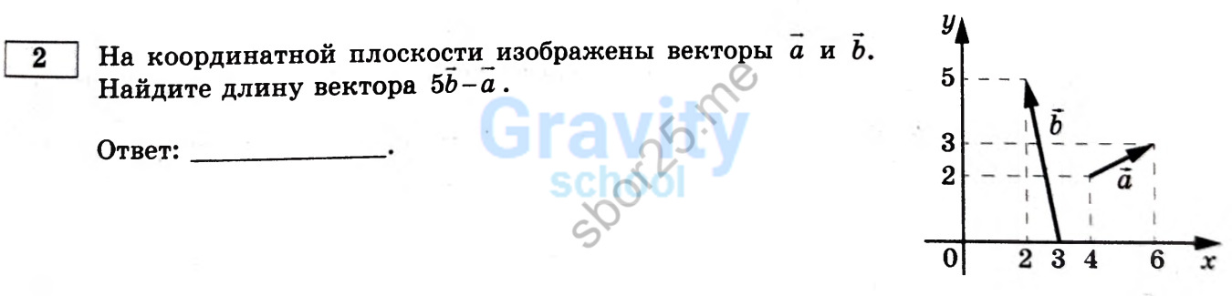 Найдите длину вектора (13)