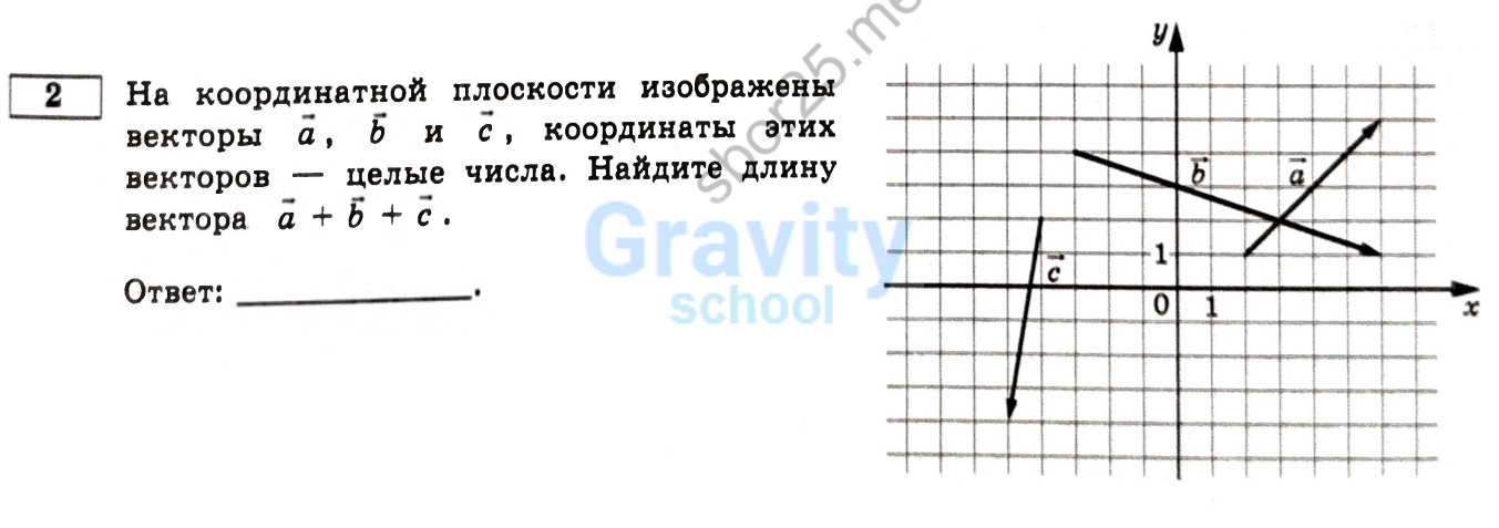 Найдите длину вектора (26)