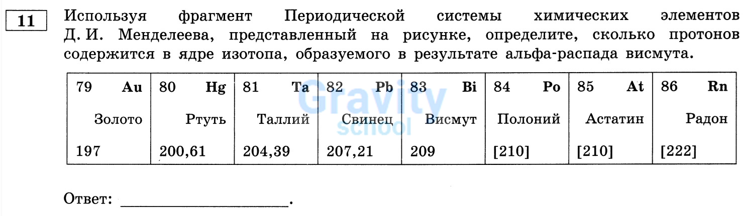 Определите, сколько протонов содержится в ядре изотопа (23)