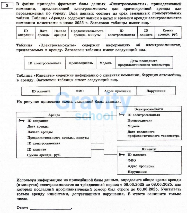 В файле приведён фрагмент базы данных «Электросамокаты» (4)