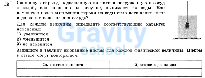 Свинцовую гирьку, подвешенную на нити (8)